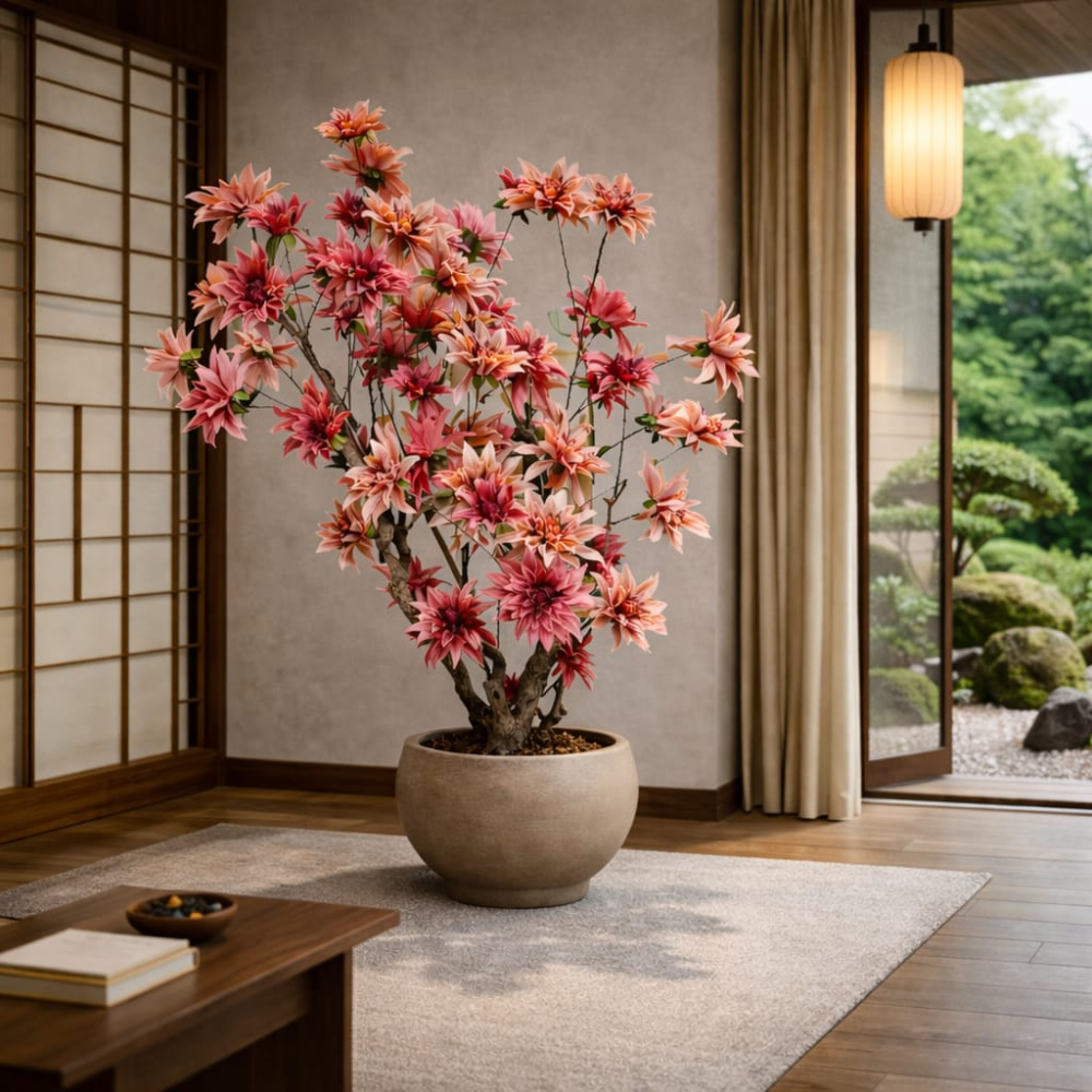 Dahlia Art Tree Pink #2 (Exclusief pot)